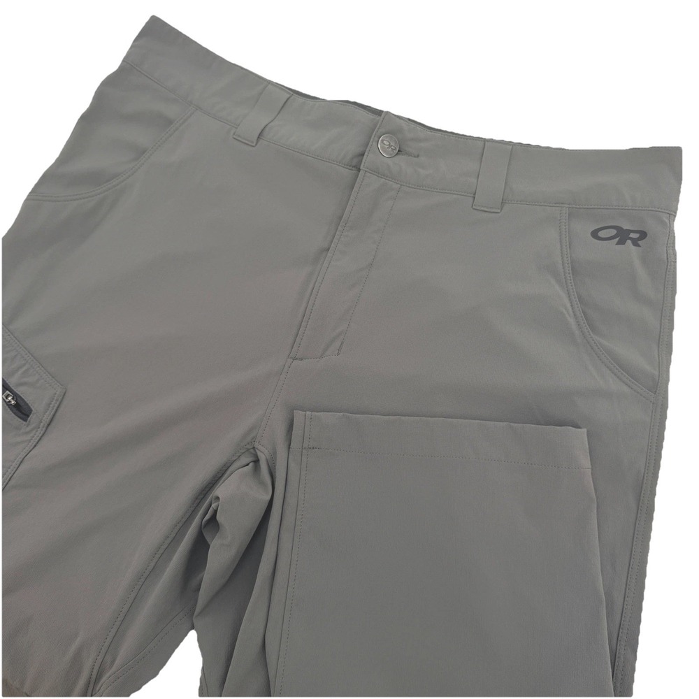 Outdoor Research Ferrosi Convertible Pants Mens 34x32 Gray Hiking Zip Off Trek